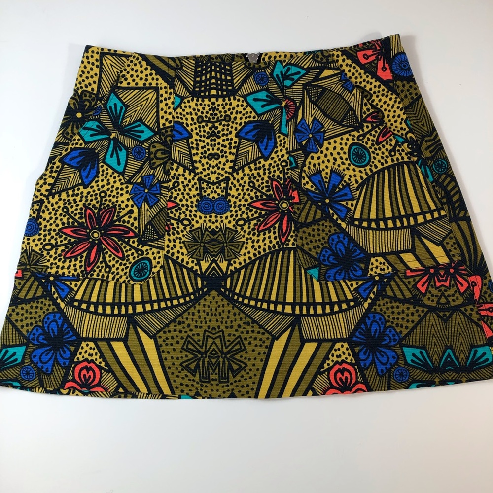 Zara mini printed skirt, size S